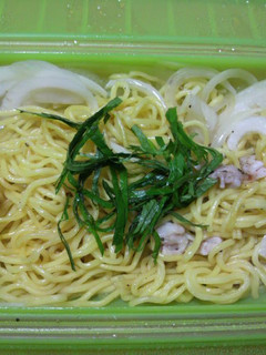 ルクエで醤油蒸し焼きそば-レシピのメイン写真