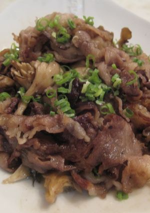 牛肉と舞茸の炒め物-レシピのメイン写真