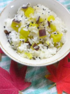 薩摩芋おこわ(御飯)-レシピのメイン写真