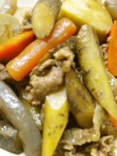 里芋と牛肉の味噌味煮-レシピのメイン写真