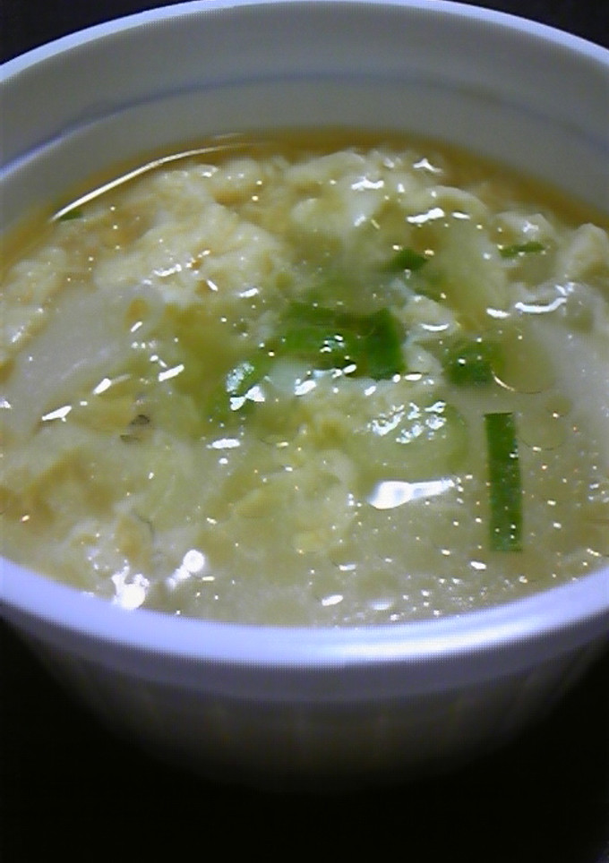 余った餃子の皮で中華風たまごスープ-レシピのメイン写真