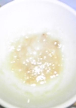 離乳食初期 お麸で簡単おかゆ-レシピのメイン写真