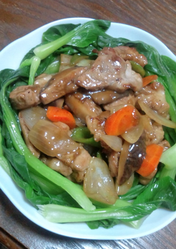 豚肉の黒酢炒め-レシピのメイン写真