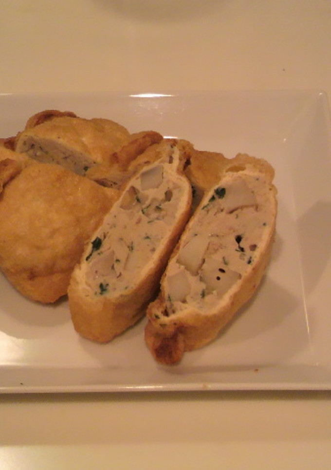 れんこんつくねのあげ揚げ-レシピのメイン写真