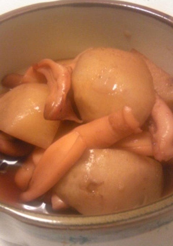 里芋とイカの煮物-レシピのメイン写真