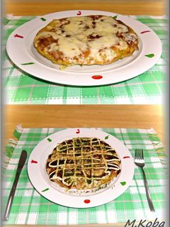 チーズお好み焼き-レシピのメイン写真