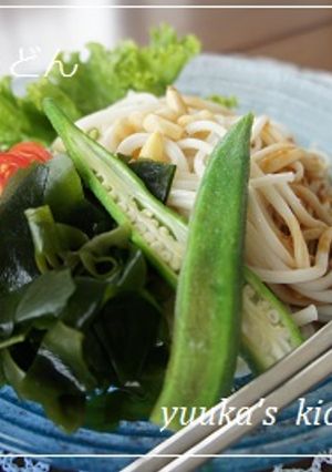 ごまポン酢で食べる冷やしうどん-レシピのメイン写真