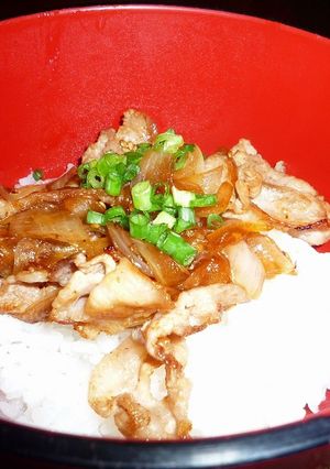 ＜厳選食堂＞太鼓判の豚丼-レシピのメイン写真