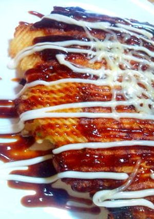 外カリ中フワの*お好み焼き*-レシピのメイン写真