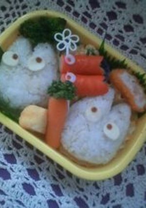 【キャラ弁】小ﾄﾄﾛとこいのぼり-レシピのメイン写真