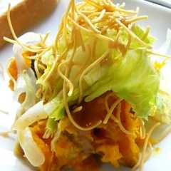 A picture of パリパリかぼちゃサラダ.