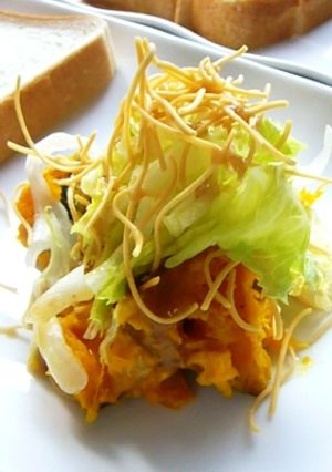 パリパリかぼちゃサラダ-レシピのメイン写真
