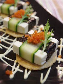クリームチーズの和風カナッペ☆-レシピのメイン写真