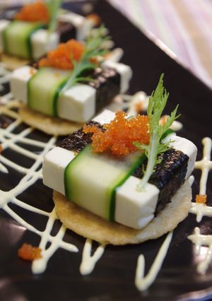 クリームチーズの和風カナッペ☆-レシピのメイン写真