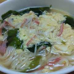 รูปของ 超簡単☆ふわふわ卵の中華風にゅうめん