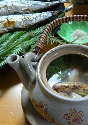 焼き鱧アラde土瓶蒸し-レシピのメイン写真