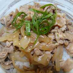 รูปของ こく仕立て青じそドレで　簡単☆　豚丼♪