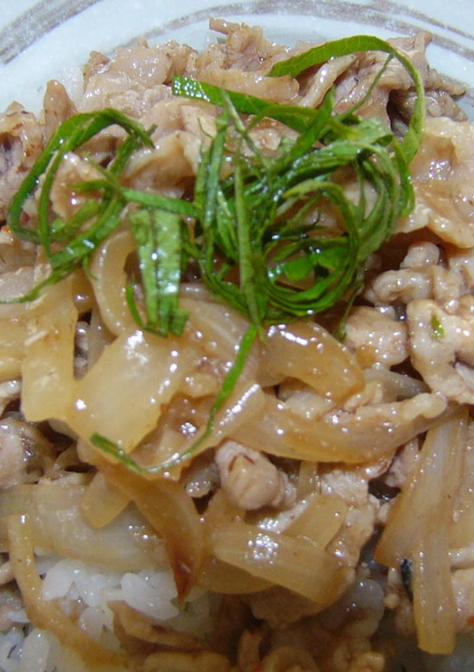 こく仕立て青じそドレで　簡単☆　豚丼♪-レシピのメイン写真
