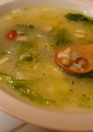 バジル風味の野菜スープ-レシピのメイン写真