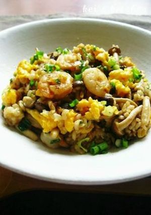 海老ときのこのバター炒飯-レシピのメイン写真