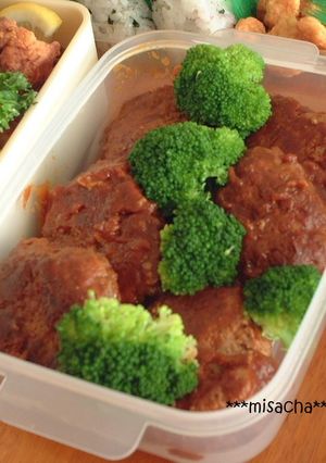 お弁当にも♪我が家のデミグラスハンバーグ-レシピのメイン写真