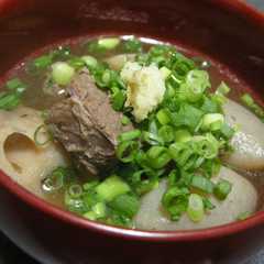 れんこんと牛肉の煮込み-レシピのメイン写真
