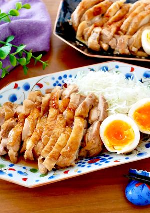 【鶏チャーシュー】節約おかず味しみしみ♡-レシピのメイン写真