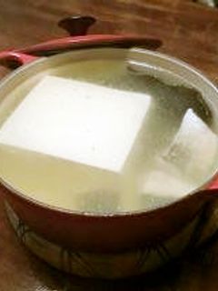 魔法の粉で☆彡ふわとろ湯豆腐-レシピのメイン写真