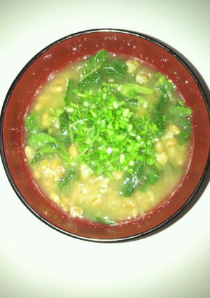 納豆好きのお味噌汁？-レシピのメイン写真