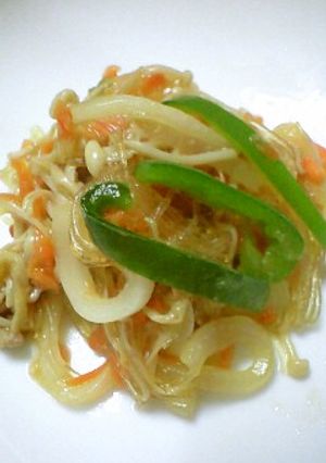豚肉と春雨の中華風炒め物-レシピのメイン写真