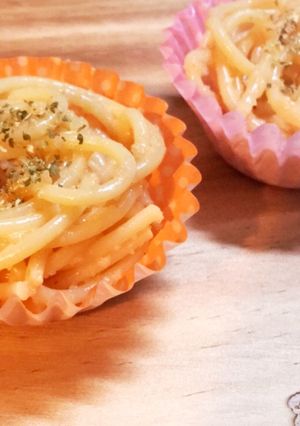 お弁当にまとめて明太子パスタ-レシピのメイン写真