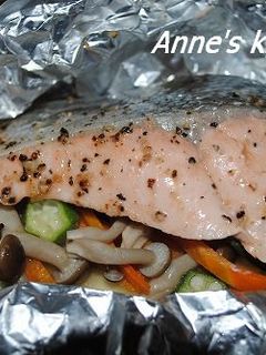簡単!鮭のバターホイル焼き-レシピのメイン写真