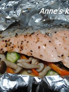 簡単!鮭のバターホイル焼き-レシピのメイン写真