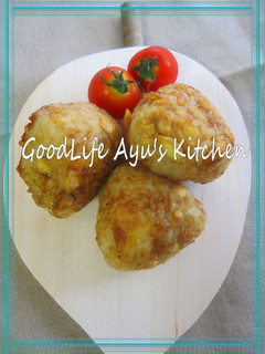 チーズと栗の焼きおにぎり-レシピのメイン写真