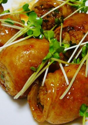 簡単☆肉巻むすび　大葉ごまIN-レシピのメイン写真