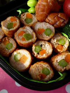 お弁当おかず☆野菜肉巻きうまうまソース♪-レシピのメイン写真