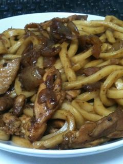 焼きカレーうどん-レシピのメイン写真