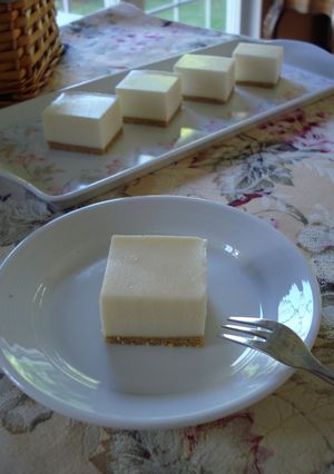 ゼラチン不要♪レアチーズケーキ♪-レシピのメイン写真