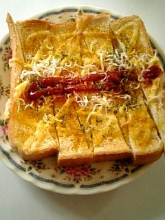 簡単なんだよ、カレートースト。-レシピのメイン写真