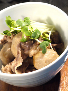 新米と美味しい!里芋と牛肉のかんたん煮-レシピのメイン写真