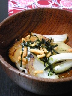 簡単!5分で玉ねぎソテーお茶漬のりのっけ-レシピのメイン写真