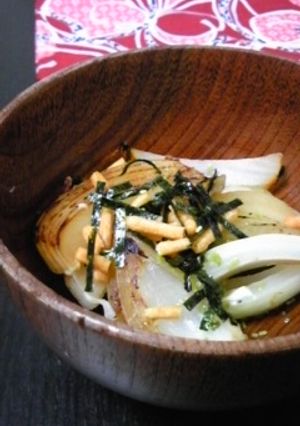 簡単!5分で玉ねぎソテーお茶漬のりのっけ-レシピのメイン写真