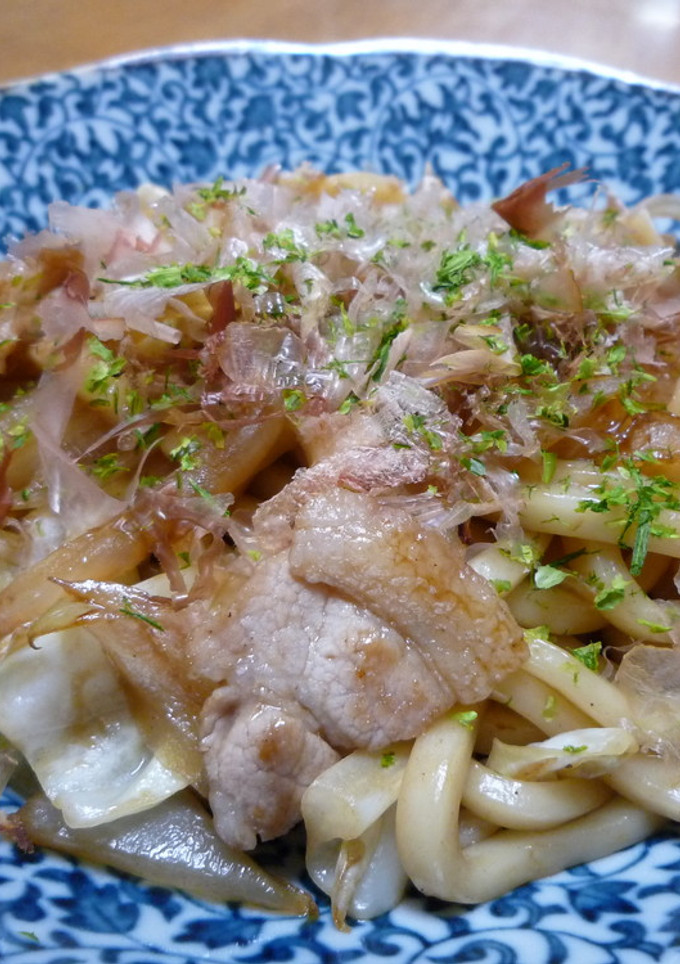 下宿生応援レシピ！焼きうどん☆-レシピのメイン写真