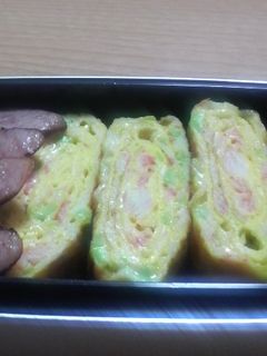 お弁当に♪具だくさん卵焼き♪-レシピのメイン写真