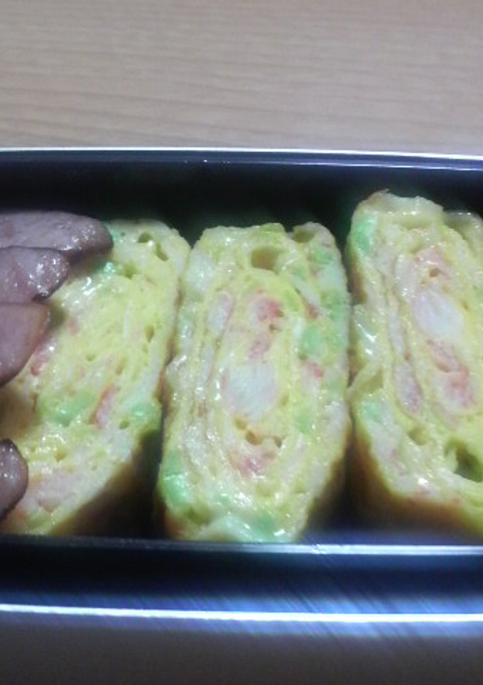 お弁当に♪具だくさん卵焼き♪-レシピのメイン写真