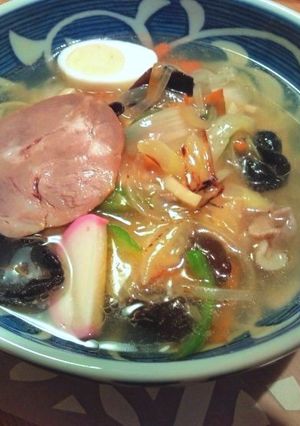 野菜たっぷりとろみあんかけラーメン-レシピのメイン写真
