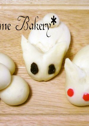 ＊お月見　うさぎさんぱん＊-レシピのメイン写真