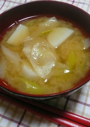 ＊里芋とねぎのお味噌汁＊-レシピのメイン写真