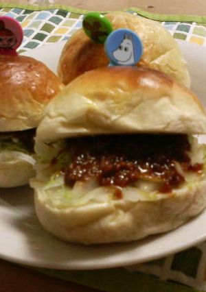 うまみ肉味噌風バーガー-レシピのメイン写真