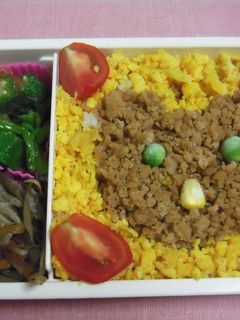 美味しい可愛い2色弁当用 たまごそぼろ-レシピのメイン写真